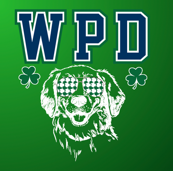 Walpole PD St. Patrick's Day 2024 LC Badge - Rabbit Skins Toddler Long-Sleeve Fine Jersey T-Shirt - RS3302