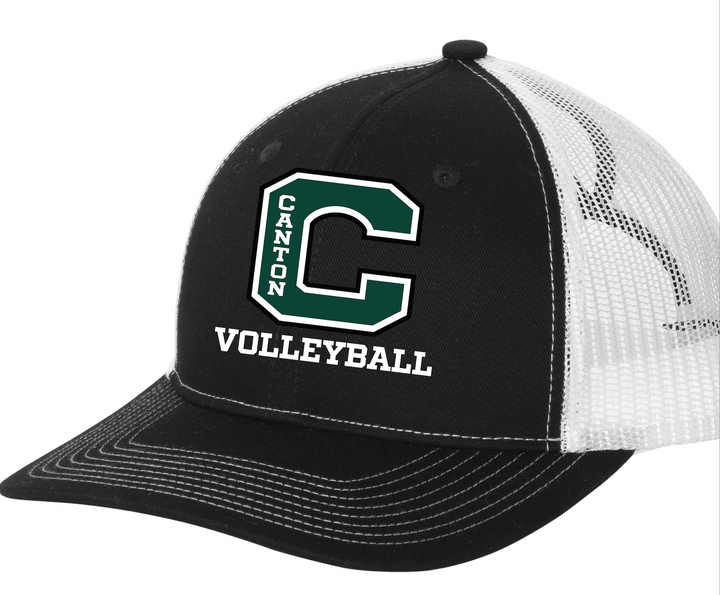 Canton Volleyball Snapback Ponytail Trucker Cap (LC111)