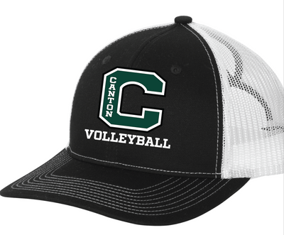 Gorra de camionero con cola de caballo y cierre a presión de Canton Volleyball (LC111)