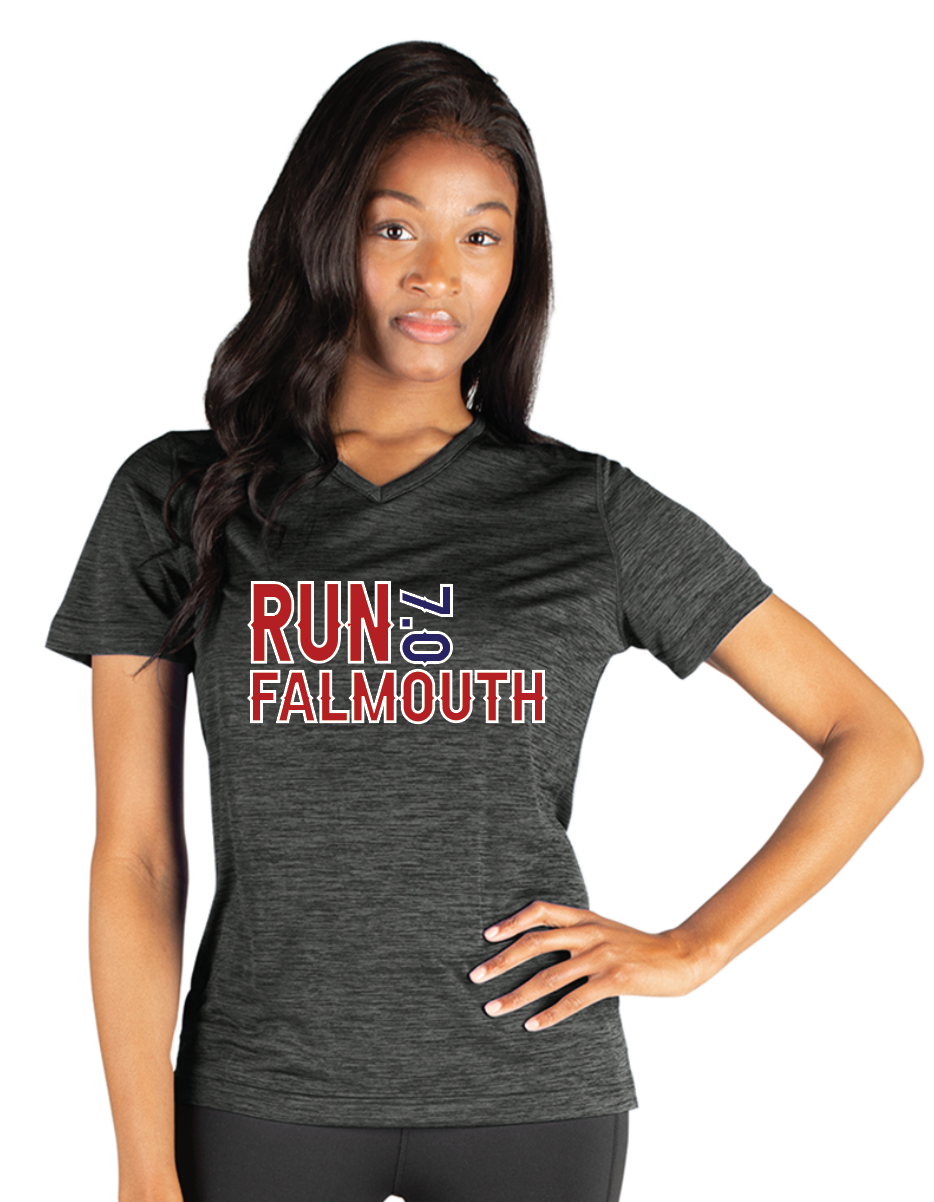 Run Falmouth 7.0 Women Space Dye Performance Tee (2764)