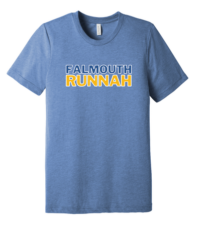 Camiseta unisex de manga corta de mezcla triple Runnah de Falmouth (BC3413) 