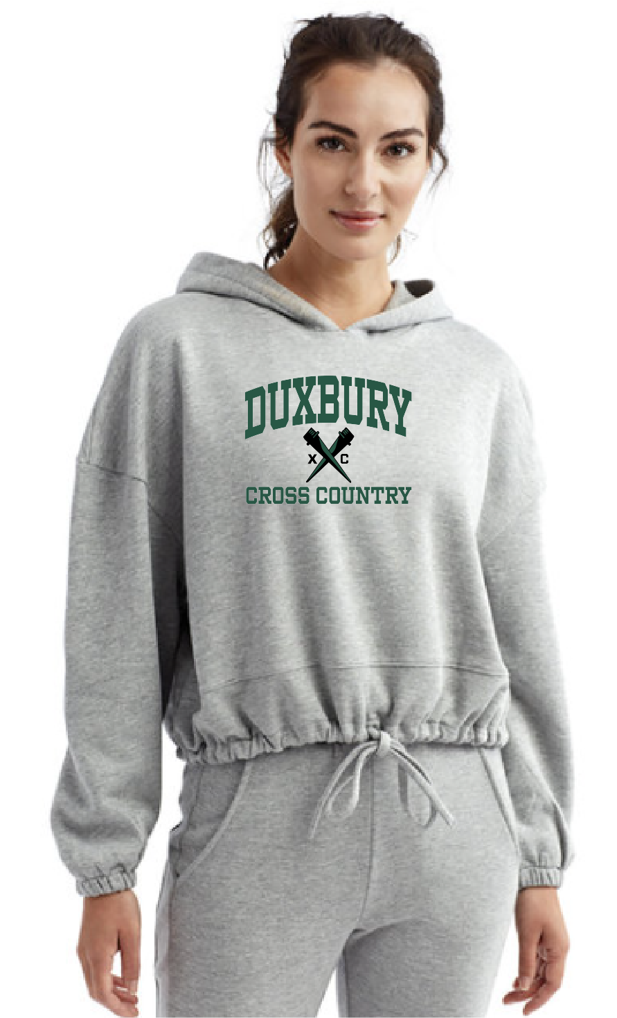 Duxbury Cross Country Womens Cropped Maria Hoodie (TD085)