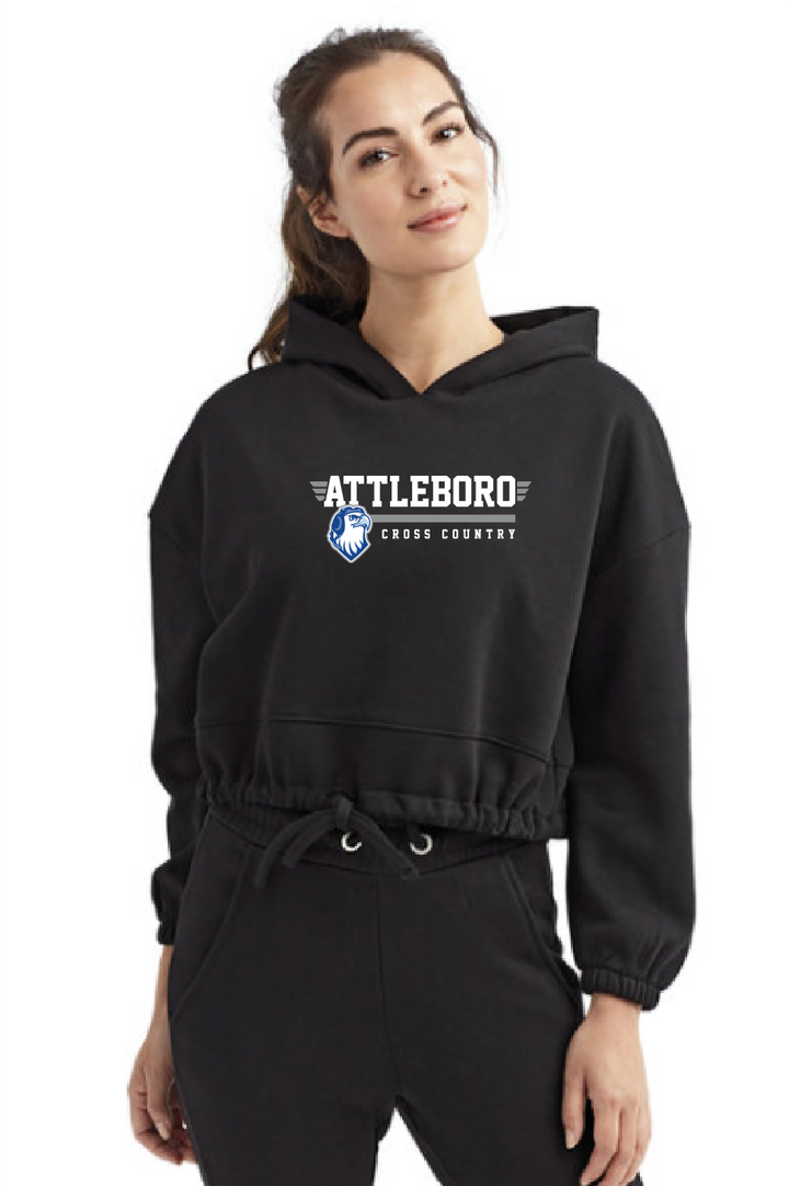 Sudadera con capucha recortada para mujer Attleboro Cross Country Maria (TD085)