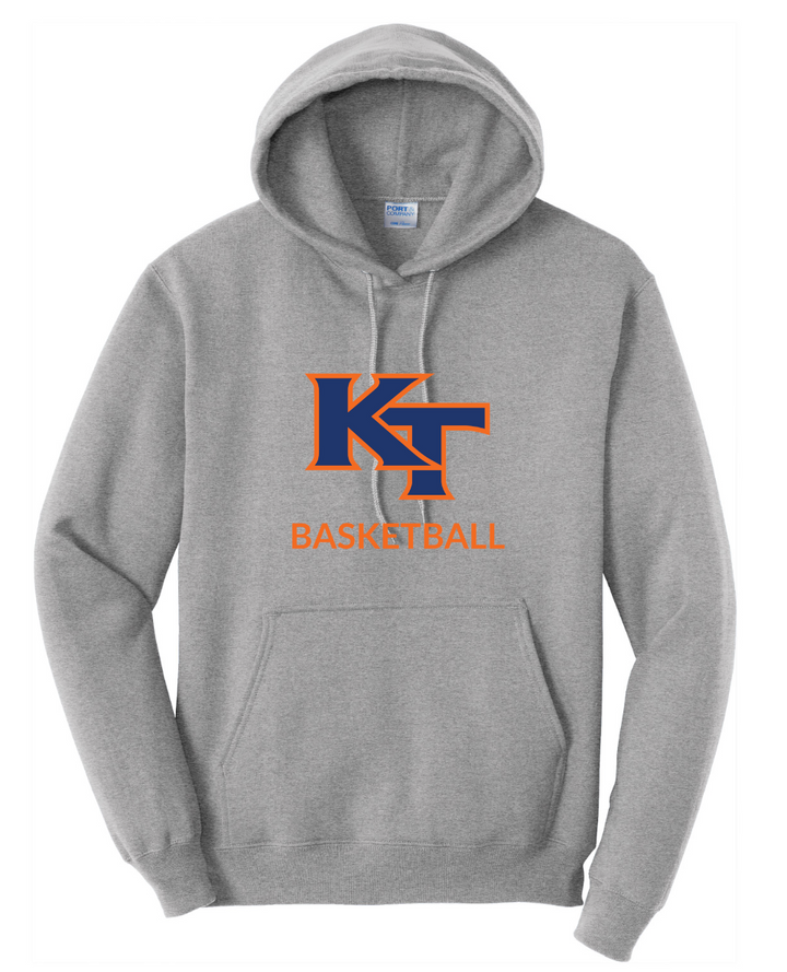 Sudadera con capucha y forro polar Core Fleece de Port &amp; Company® de Keefe Tech Basketball (PC78H)