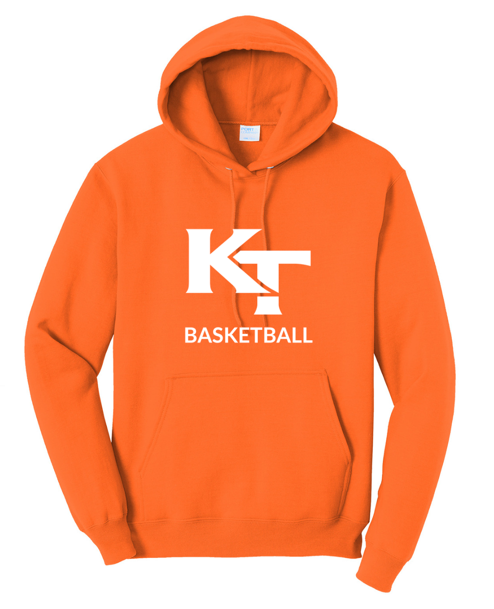 Sudadera con capucha y forro polar Core Fleece de Port &amp; Company® de Keefe Tech Basketball (PC78H)