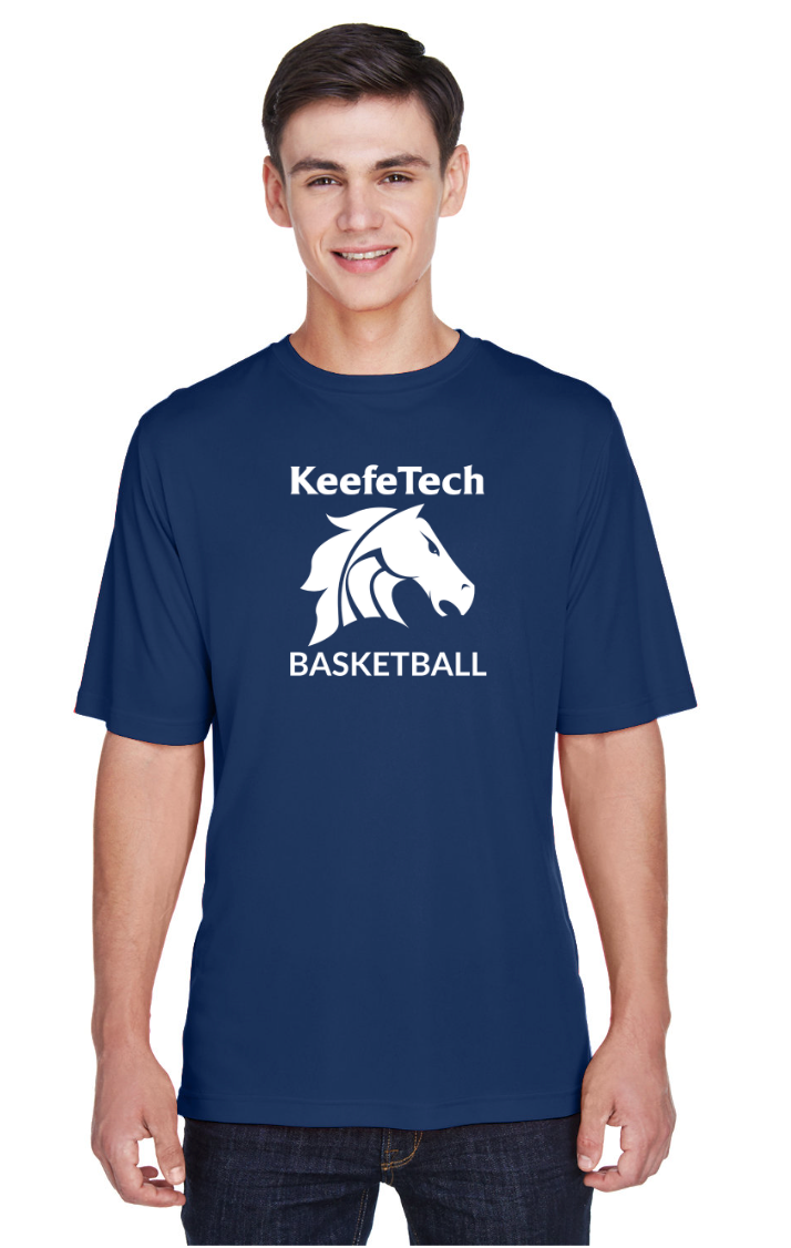 Keefe Tech Basketball - Team 365 Men's Zone Performance T-Shirt - TT11