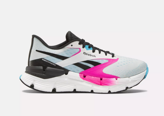 Reebok Womens FloatZig Symmetros- Chalk/Bold Cyan/Laser Pink (100206638 101)
