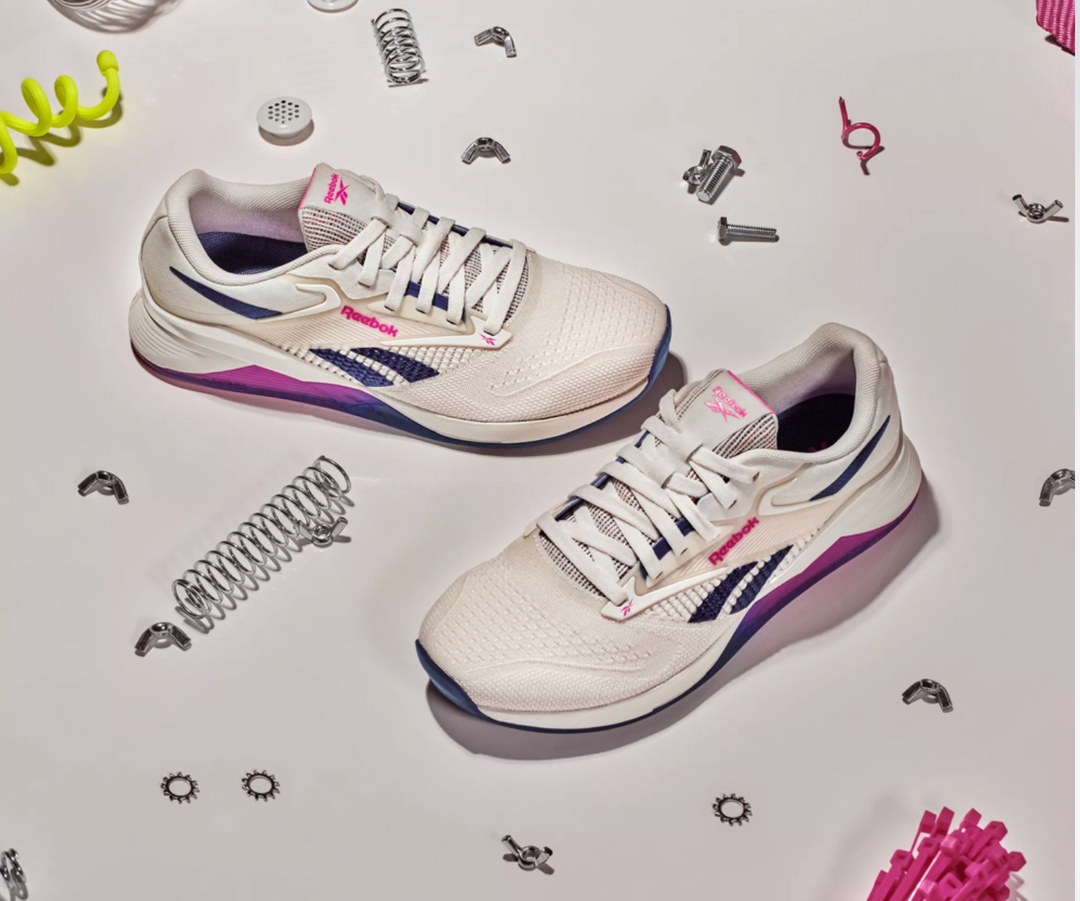 Purple reebok shoes shop