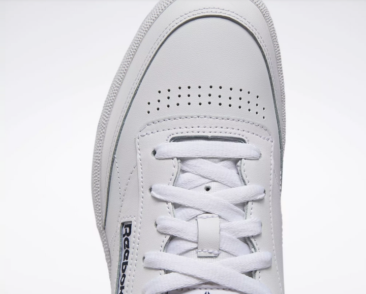 Reebok Club C 85 unisex, blanco y azul marino (solo en tienda)