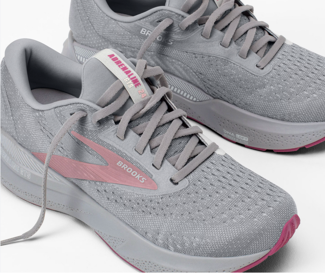 Brooks Womens Adrenaline GTS 24 - Alloy/White/Zephyr (1204261B019 Brooks Womens Adrenaline GTS 24 - Alloy/White/Zephyr (1204261B019