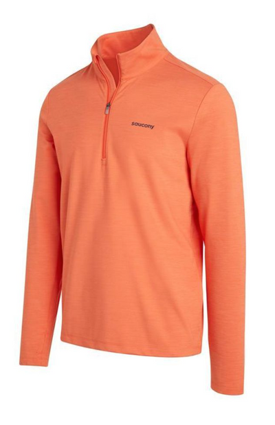 Saucony Solstice 1/2 Zip - Ember Heather - HOMBRE (800297-EMH)
