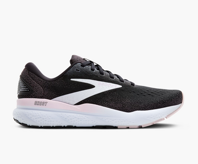 Brooks Ghost 16 para mujer - Negro/Blanco/Hielo orquídea (1204071B077)