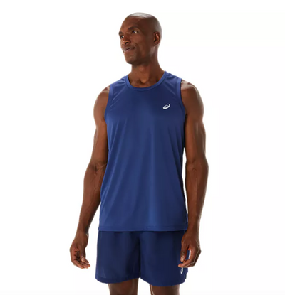 Camiseta ASICS Ready Set LYTE para hombre, color índigo (2011C657)