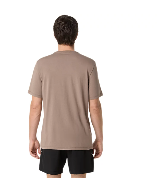 2025 Lehigh University Paul Short Run - ASICS Men's PR Poly Cotton Tee Heather Grey Taupe (2011D028) (PS-05)