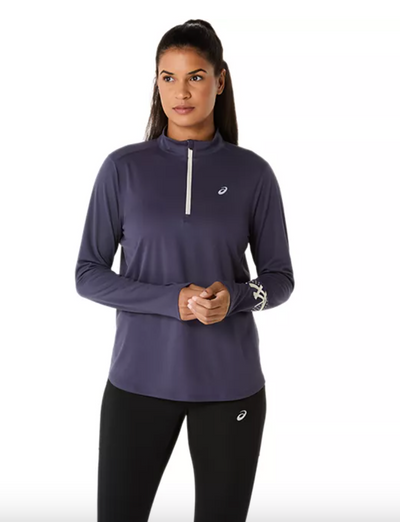 ASICS Icon 1/2 Zip Indigo Fog para mujer (2012D175)