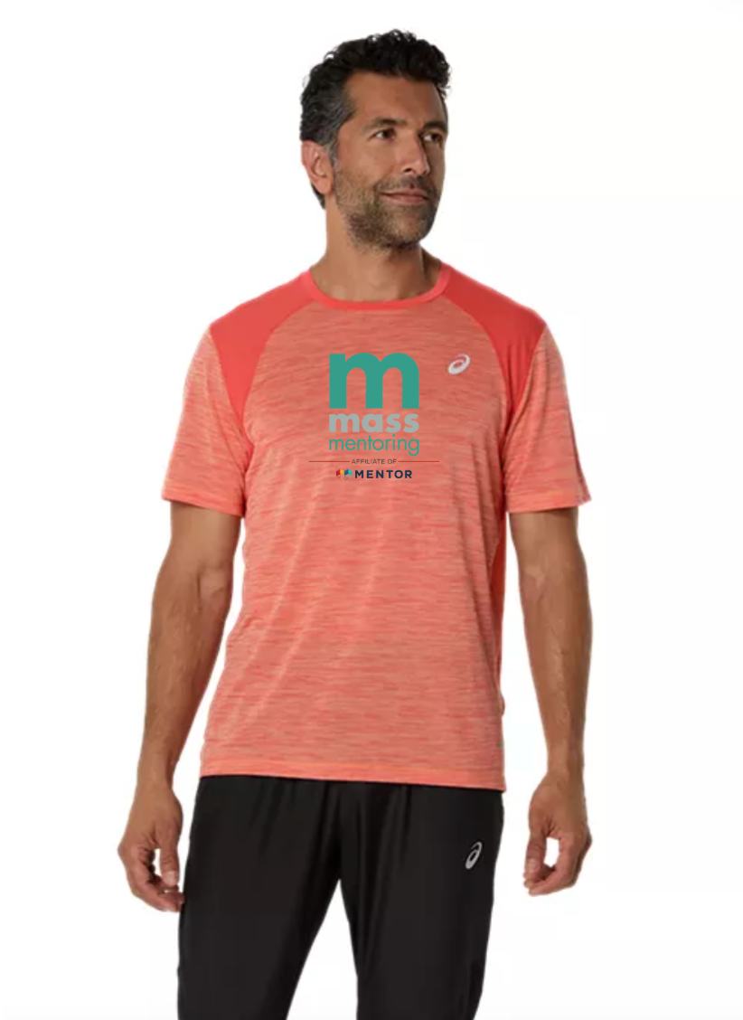 Mass Mentoring FRR - ASICS Men's Road SS Top - Coral Reef/Mojave (2011C992.700) MM-01/FRRS-01
