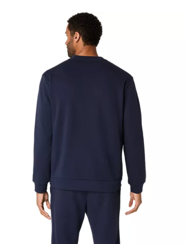 2026 Rose Bowl Half Marathon - ASICS Sweat Crew Neck Top Midnight (2031E908) (RB26-02)