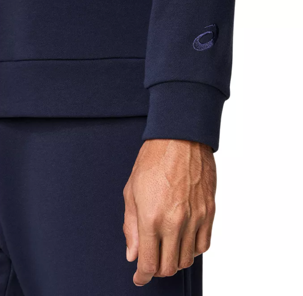 2026 Rose Bowl Half Marathon - ASICS Sweat Crew Neck Top Midnight (2031E908) (RB26-02)