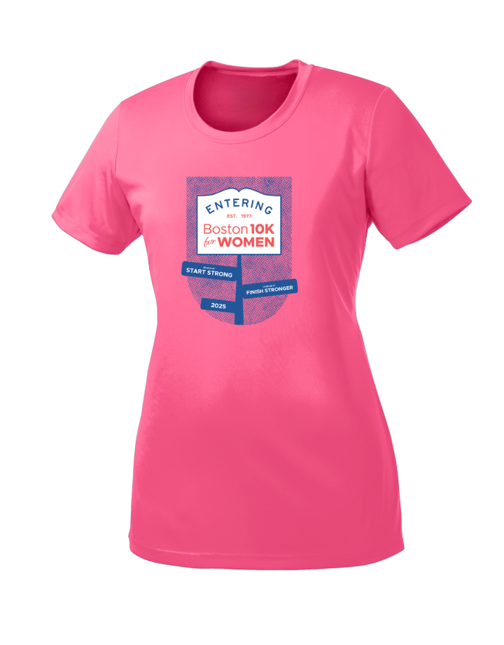 Boston 10K for Women - "Run In" Women's Tee