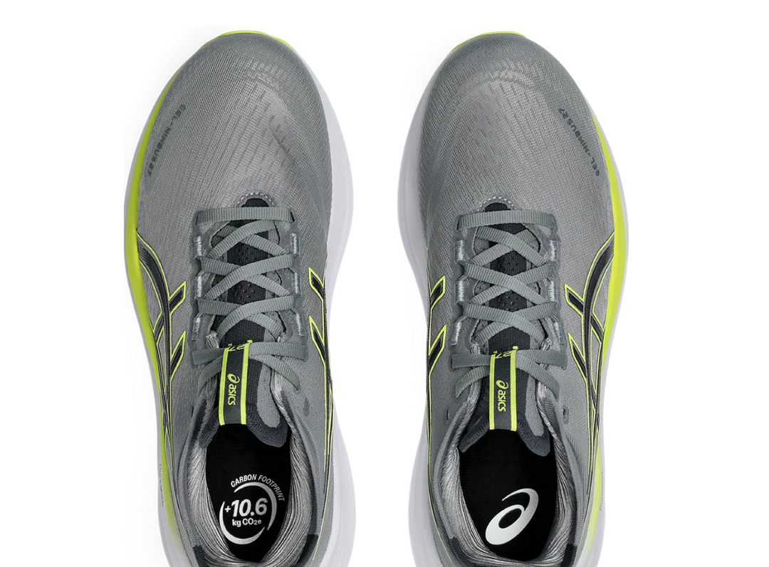 Mens ASICS Gel Nimbus 27 Wide - Gravel/Carrier Grey