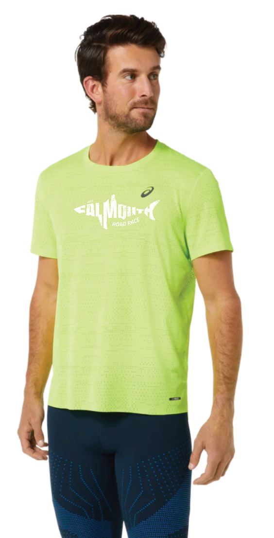 Falmouth Road Race 2025 - ASICS Men's Ventilate Actibreeze SS Hazard Green (2011C231) (FRR-29)