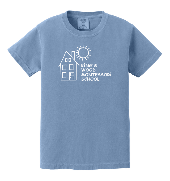 King's Wood Montessori School - Youth Heavyweight Tee (9018)
