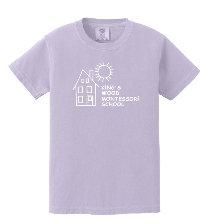 King's Wood Montessori School - Youth Heavyweight Tee (9018)