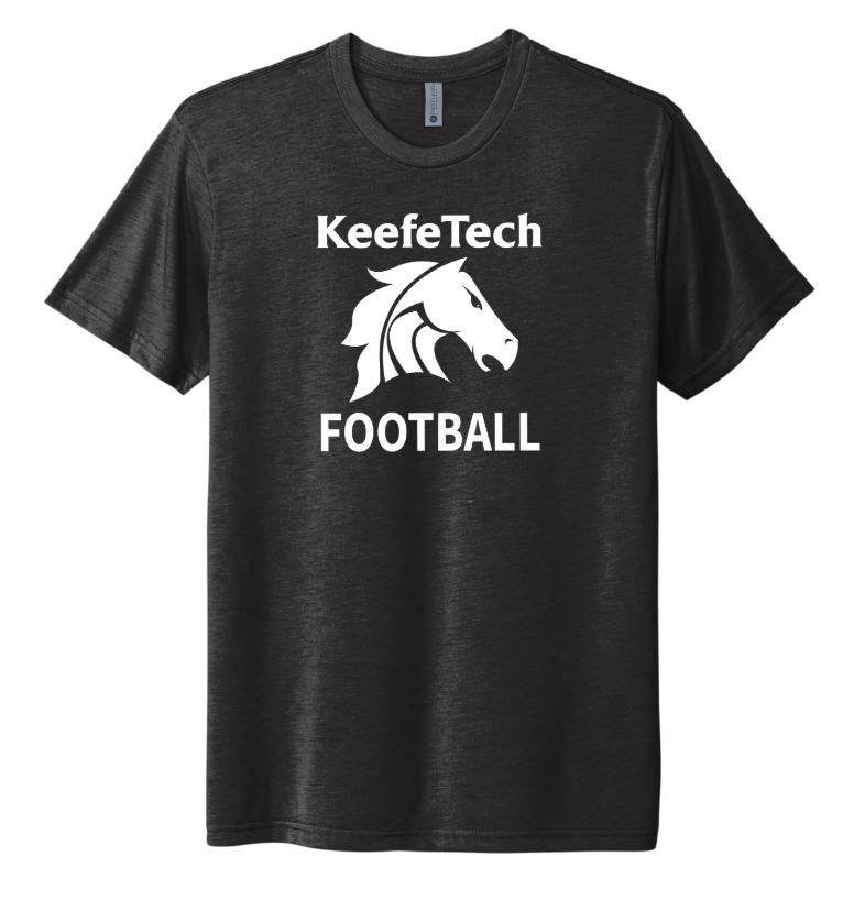 Keefe Tech Football - Unisex Tri-blend T-Shirt (NL6010)