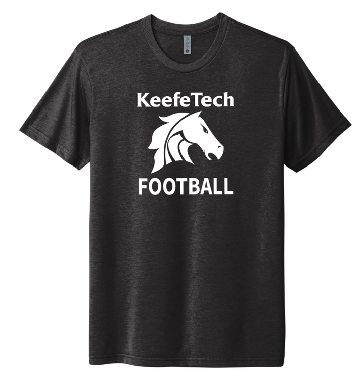 Keefe Tech Football - Unisex Tri-blend T-Shirt (NL6010)