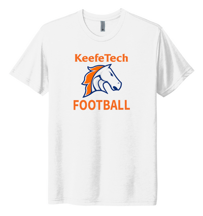 Keefe Tech Football - Unisex Tri-blend T-Shirt (NL6010)