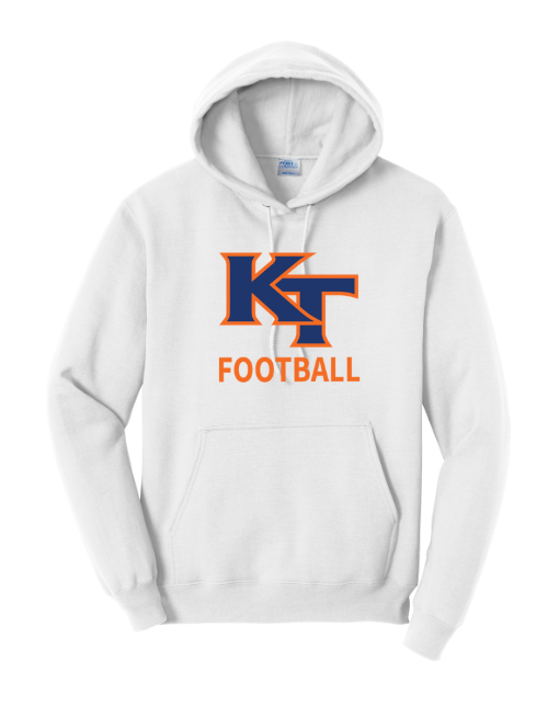 Keefe Tech Football - Fleece Pullover Hooded Sweatshirt (PC78H)