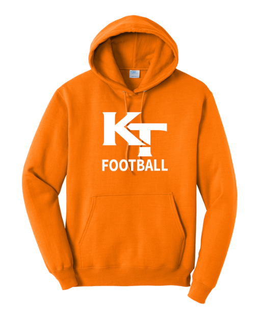 Keefe Tech Football - Fleece Pullover Hooded Sweatshirt (PC78H)