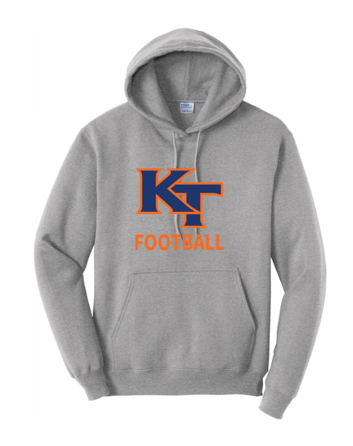 Keefe Tech Football - Fleece Pullover Hooded Sweatshirt (PC78H)