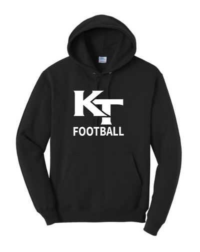 Keefe Tech Football - Fleece Pullover Hooded Sweatshirt (PC78H)
