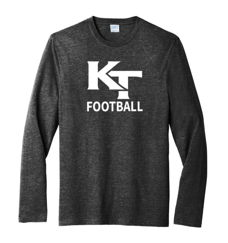 Keefe Tech Football - Unisex Tri-Blend Long Sleeve Tee (PC330LS)