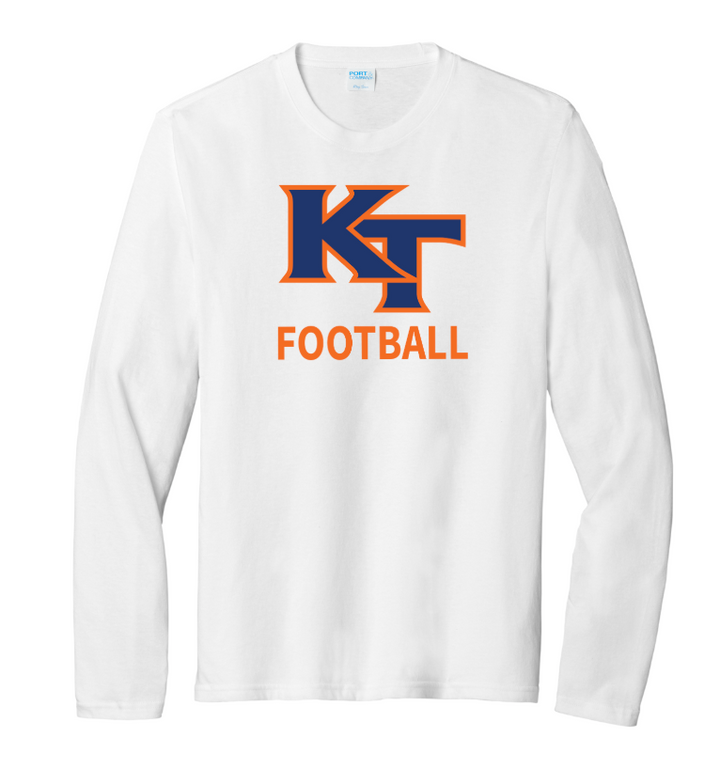 Keefe Tech Football - Unisex Tri-Blend Long Sleeve Tee (PC330LS)
