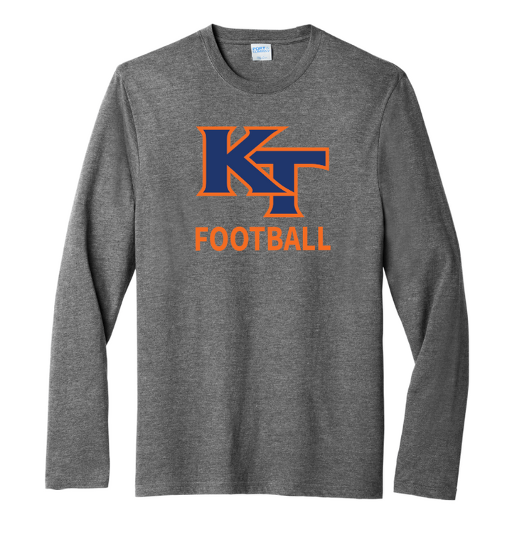 Keefe Tech Football - Unisex Tri-Blend Long Sleeve Tee (PC330LS)