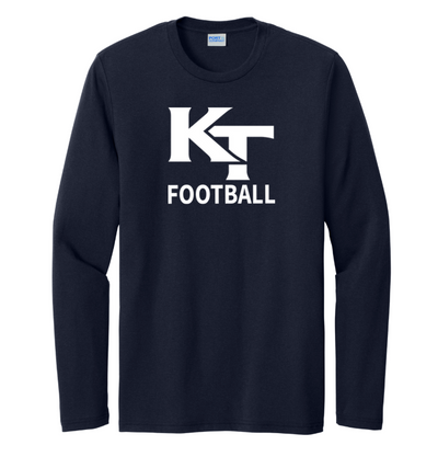 Keefe Tech Football - Unisex Tri-Blend Long Sleeve Tee (PC330LS)