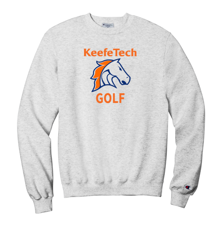 Keefe Tech Golf - Champion Crewneck Sweatshirt (S600)