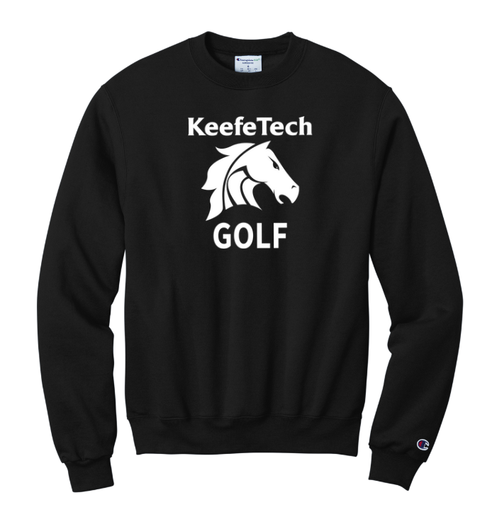 Keefe Tech Golf - Champion Crewneck Sweatshirt (S600)