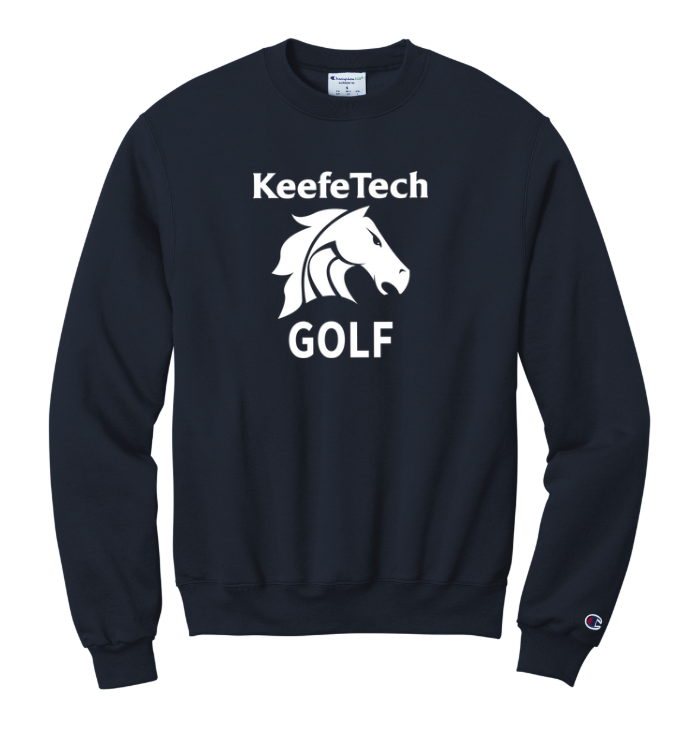 Keefe Tech Golf - Champion Crewneck Sweatshirt (S600)
