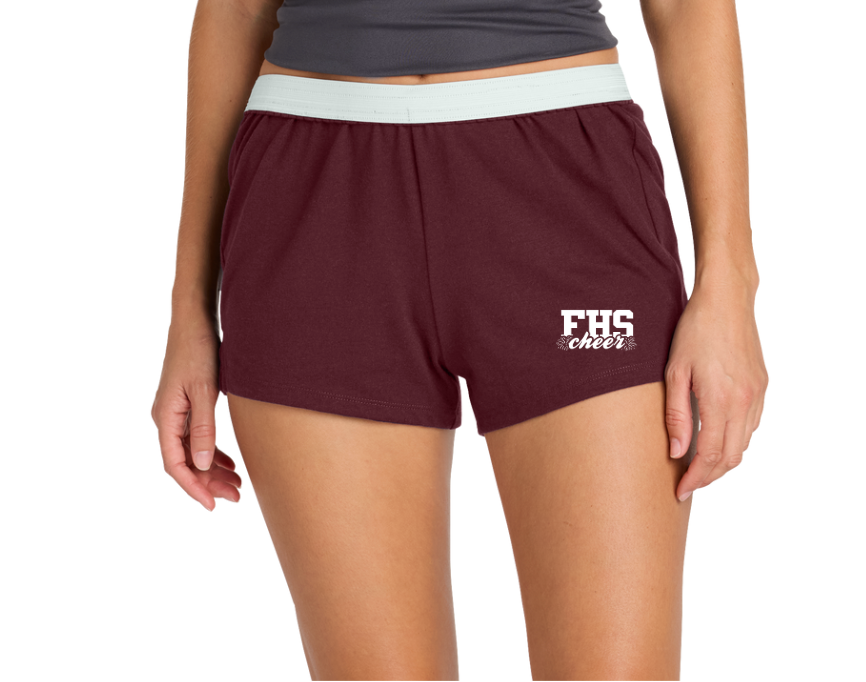 Falmouth High School Cheerleading - Women’s Jersey Knit Squad Short (LST311)
