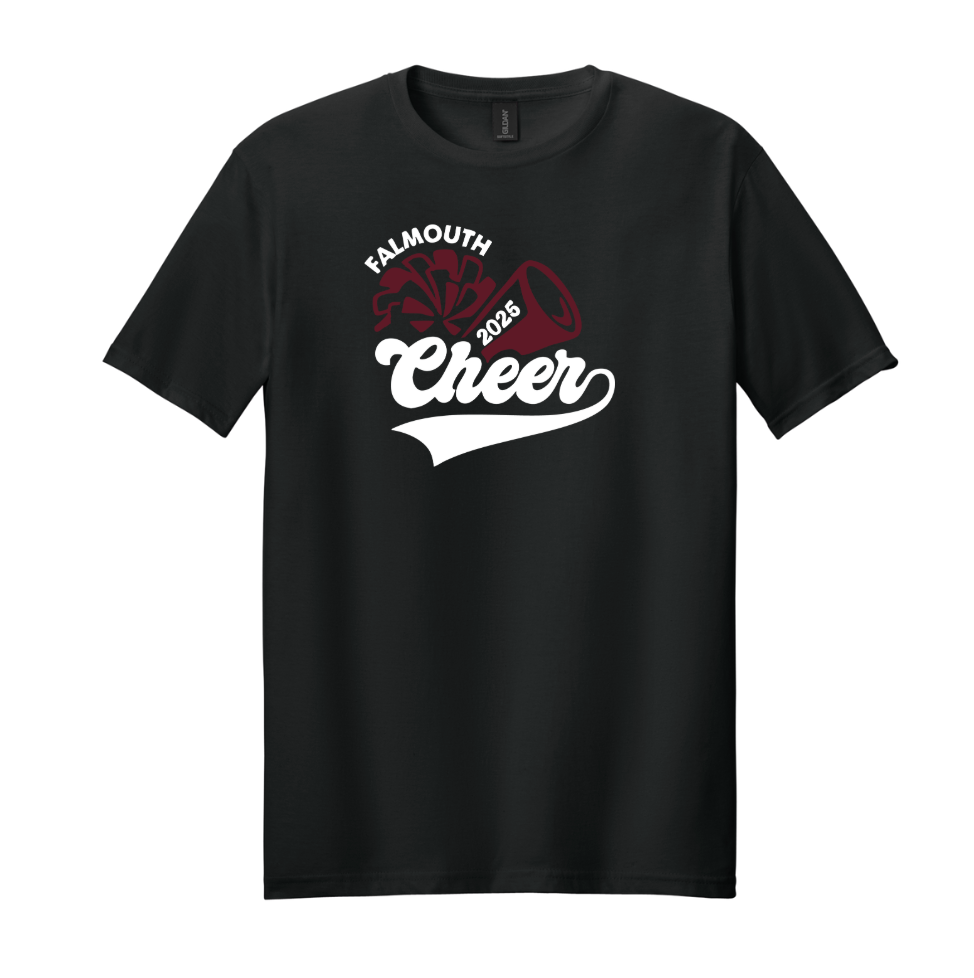 Falmouth High School Cheerleading - Adult Unisex T-Shirt (64000)