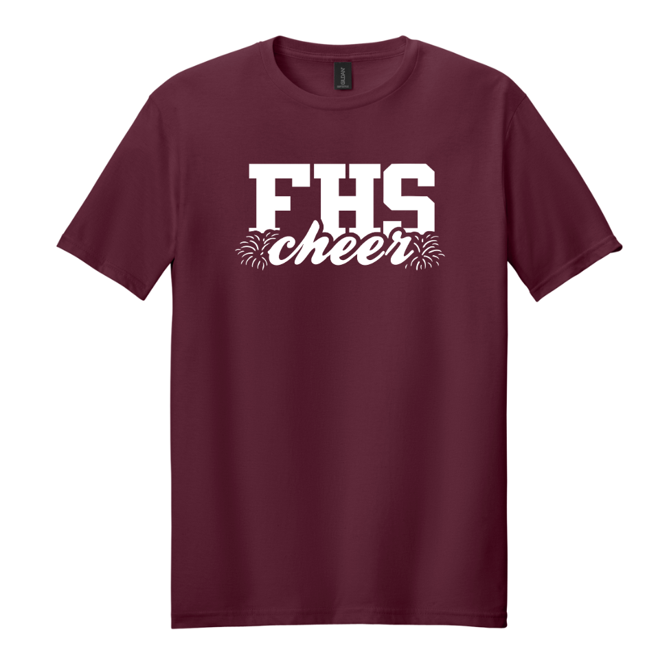 Falmouth High School Cheerleading - Adult Unisex T-Shirt (64000)