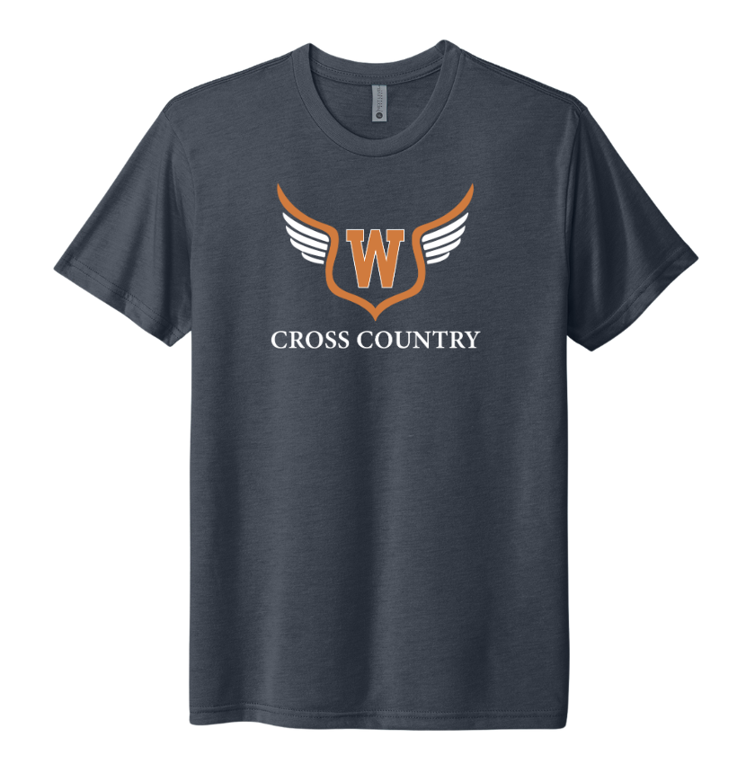 Walpole Middle School Cross Country - Unisex Tri-blend T-Shirt (NL6010)