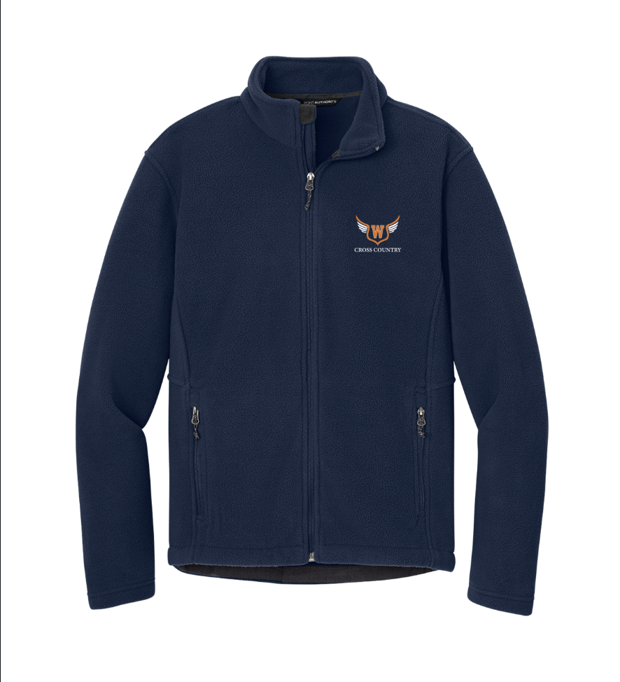 Walpole Middle School Cross Country - Adult Unisex Fleece Jacket (F217)