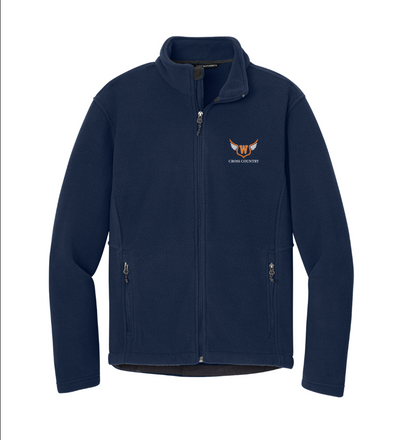 Walpole Middle School Cross Country - Adult Unisex Fleece Jacket (F217)