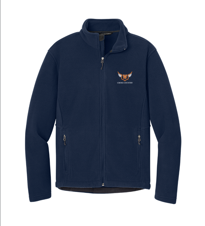 Walpole Middle School Cross Country - Adult Unisex Fleece Jacket (F217)