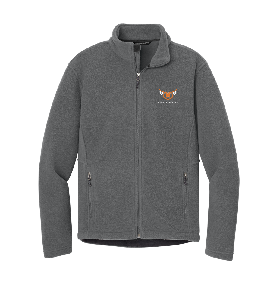 Walpole Middle School Cross Country - Adult Unisex Fleece Jacket (F217)