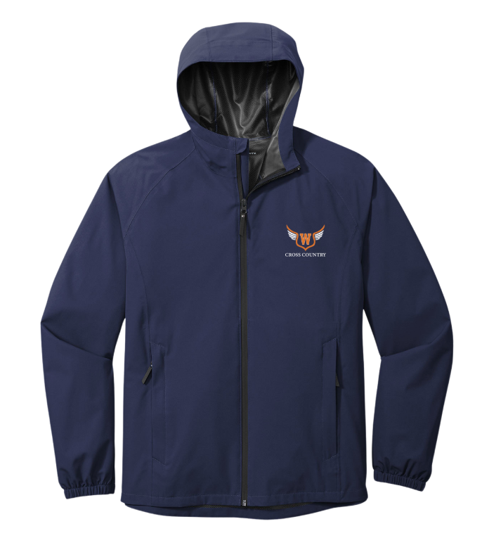 Walpole Middle School Cross Country - Men's Rain Jacket (J407)